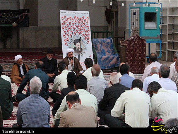 مراسم بزرگداشت شهید بهشتی و شهدای ترور در خلیل آباد برگزار شد + تصاویر