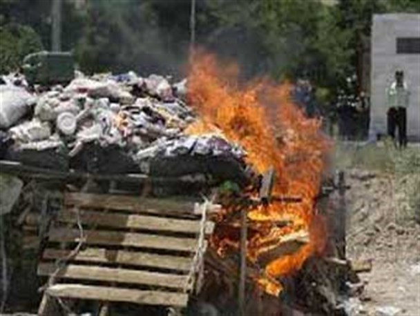 400 کیلو مواد مخدر در ناهارخوران گرگان سوزانده شد