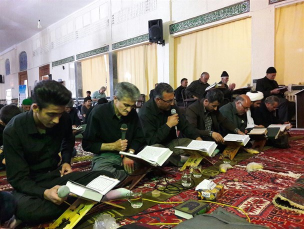 ندای بک یا الله آسمان سرعین را منور کرد +تصاویر