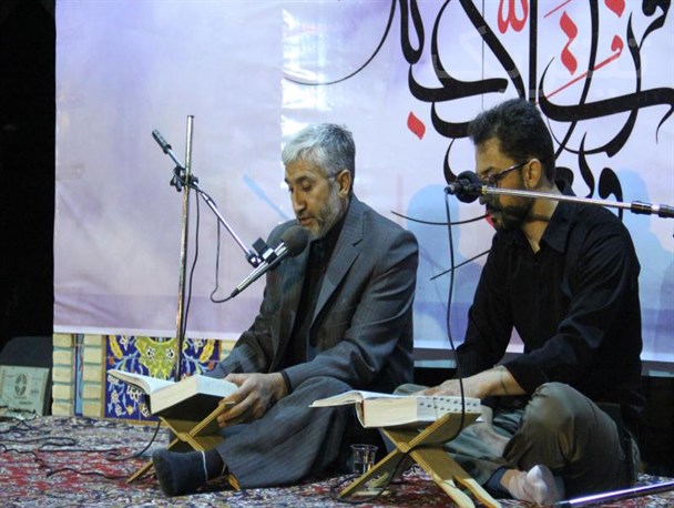 شب زنده داری در جوار شهدا به روایت تصویر
