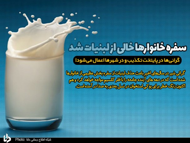 سفره خانوارها خالی از لبنیات شد/ گرانی‌ها در پایتخت تکذیب و در شهرها اعمال می‌شود!