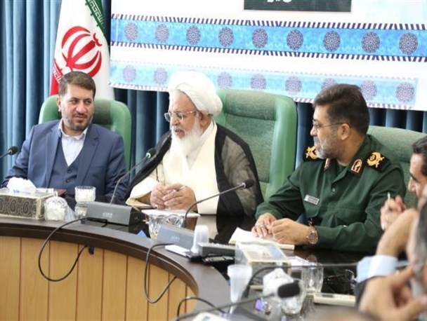 نشست دبیرخانه مدرس با حضور امام جمعه، استاندار و فرمانده سپاه الغدیر یزد