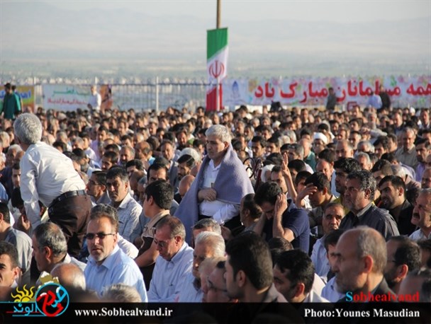گزارش تصویری/ نماز پرشکوه عید فطر در مصلی بزرگ همدان