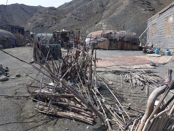 روستای بن ریز بشاگرد را آب برد و مسئولان را خواب !