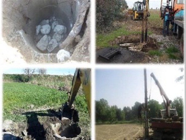 انسداد ۹۶ چاه غیر مجاز در گلستان در سه ماه ابتدای سال ۹۷