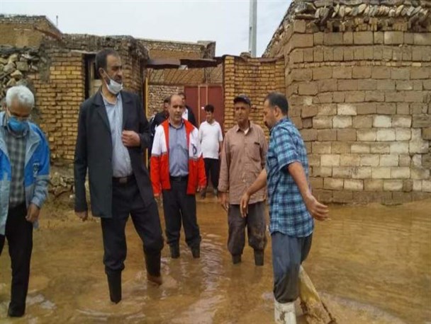 نیروهای امدادی و ارزیاب در روستای بارده حضور دارند/ پیگیری جبران خسارت ها در این روستا