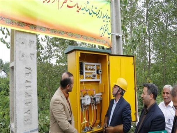 افتتاح همزمان ۱۸ پروژه تقویت برق شهرستان لنگرود + تصویر