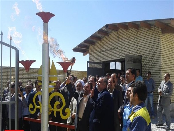 ایستگاه گاز شهرک صنعتی چادگان افتتاح شد