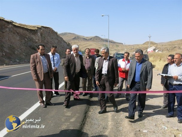 پروژه روکش آسفالت محور نیر سراب با 70 میلیارد ریال اعتبار افتتاح شد