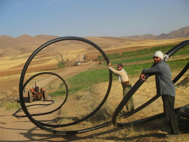 با اعتباری بالغ بر 250 میلیون ریال پروژه آبرسانی روستای نبی آباد اجرا شد + تصاویر