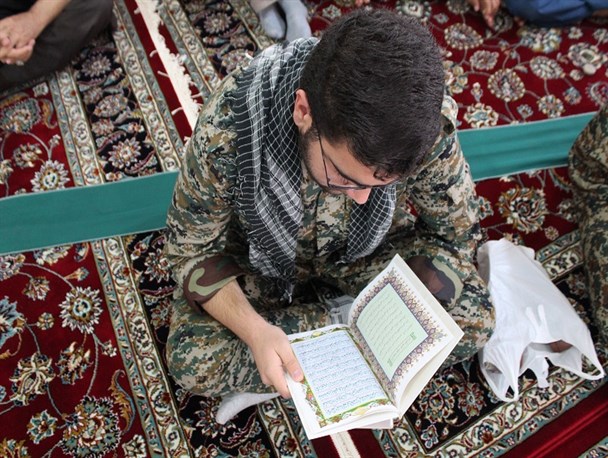 مراسم گرامیداشت شهدای دولت در مصلی چناران برگزار شد+تصاویر