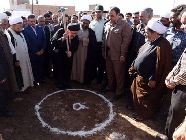 کلنگ مجتمع چند منظوره امام رضا(ع) شهرستان نهبندان به زمین زده شد