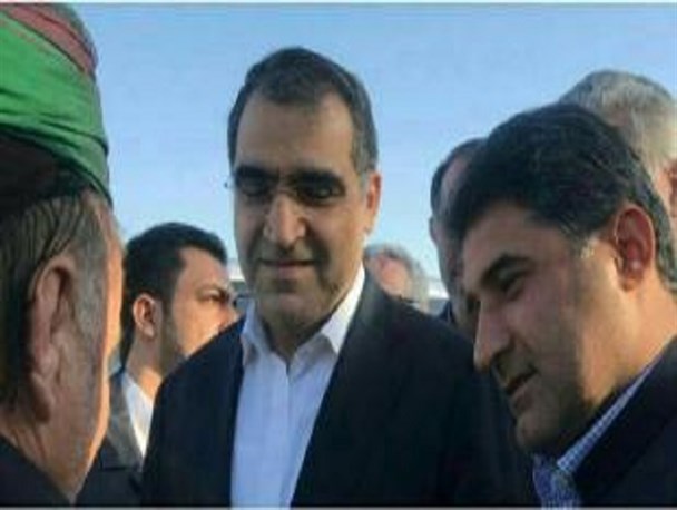 سفر وزیر بهداشت به مناطق زلزله‌زده کرمانشاه
