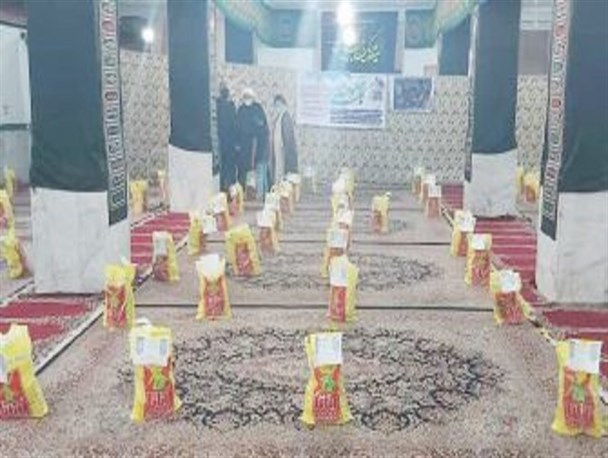 توزیع ۱۵۰ بسته معیشتی طرح شمیم حسینی در مرحله دوم کمک مومنانه رودان