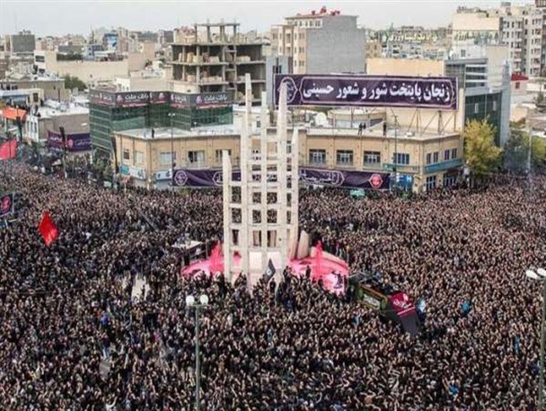 یوم العباس حسینیه اعظم غوغاست/ جلوه نور ابوالفضل در اینجا پیداست