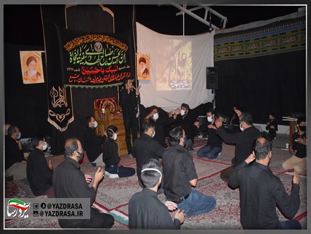 نمایش شور و شعور حسینی توسط مجمع عاشقان بقیع میبد