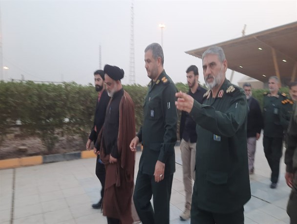 بازدید سرزده فرمانده سپاه خوزستان از مرز شلمچه