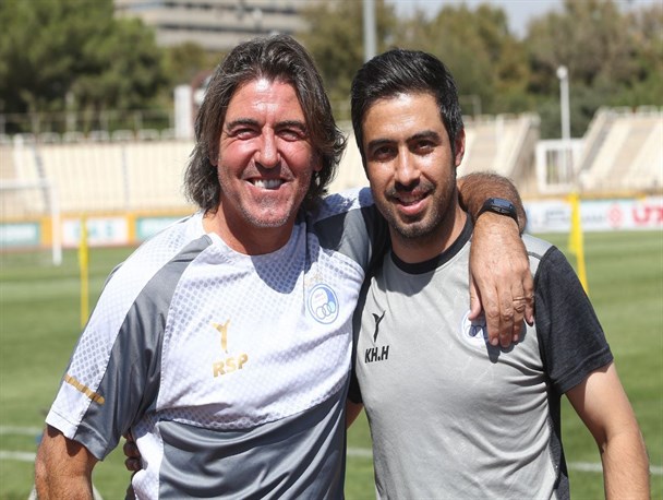 حیدری: ارتباط حرفه‌ای و خوبی با ساپینتو داریم/ از حضور در کادرفنی استقلال راضی هستم