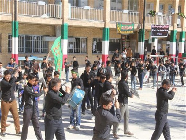 مراسم عزاداری «حضرت قاسم(ع) الگوی جوانان» در سرپلذهاب برگزار شد+تصاویر
