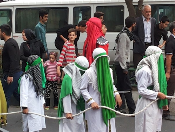 حرکت نمادین کاروان اسرای کربلا در شهرستان فردیس