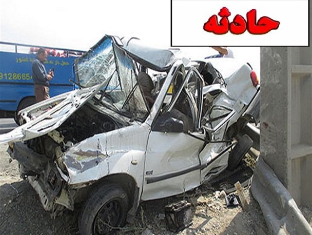 7 نفر مصدوم بر اثر برخورد 2 خودروی پراید در محور دلگان به جلگه