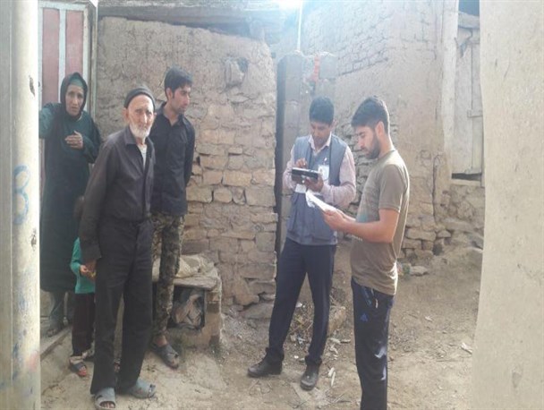اتمام سرشماری روستای «بلم جرک+تصاویر