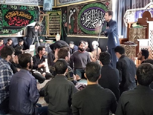 سوگواره اربعین حسینی در دانشگاه پیام نور اردبیل +عکس