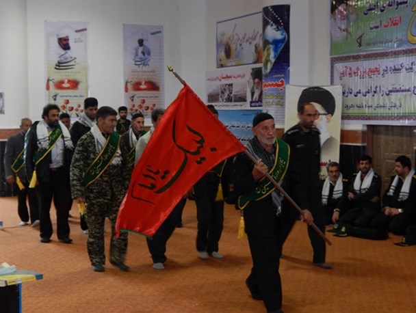 گزارش تصویری از اجتماع بزرگ بسیجیان در شهرستان ایجرود