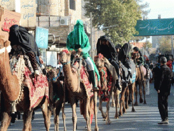 حرکت کاروان نمادین اسرای کربلا در اصلاندوز