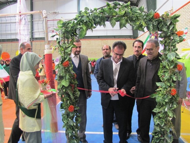 گزارش تصویری از مراسم افتتاحیه المپیاد ورزشی درون مدرسه ای در ملکان