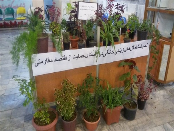 نمایشگاه گل های زینتی و خانگی در راستای اقتصاد مقاومتی