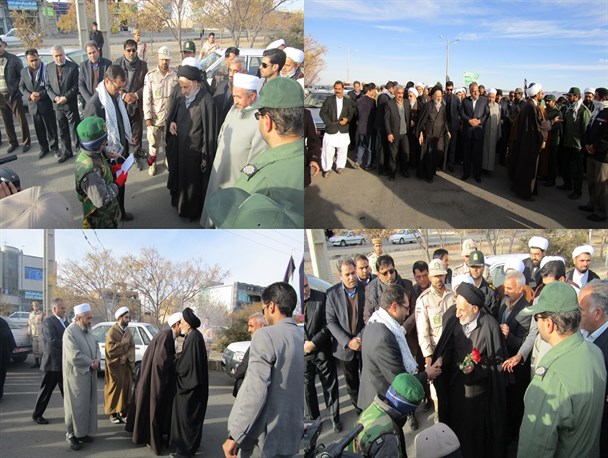تصاویر استقبال مسئولان شهرستان درمیان از نماینده ولی فقیه در خراسان جنوبی