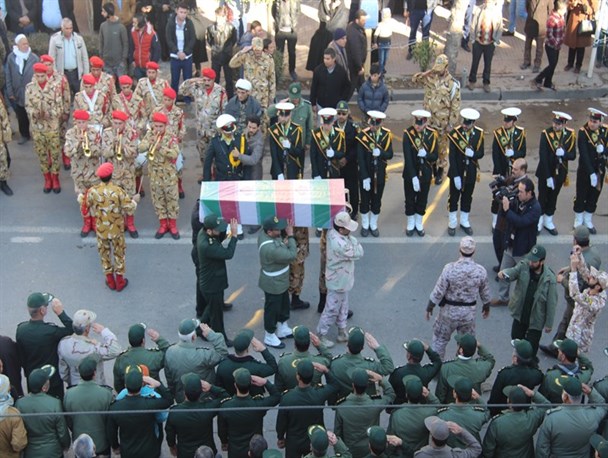 شهید گمنام در مدرسه علمیه منتظریه گنبد آرام گرفت