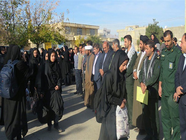 اعزام دومین کاروان راهیان نور بیضا به مناطق جنگی
