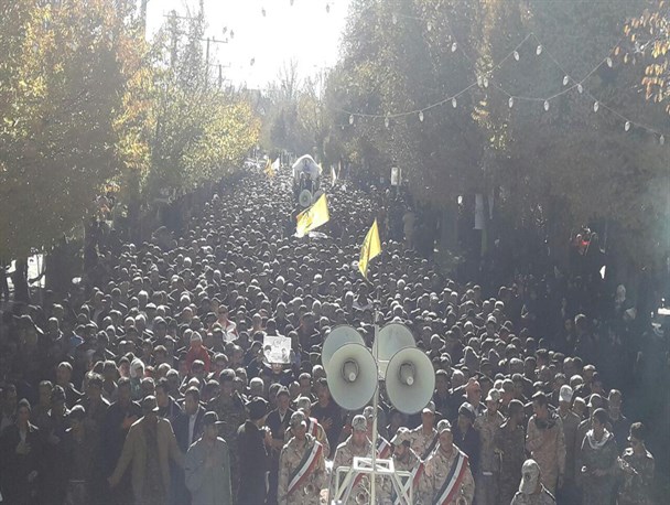 پدر شهید جیلان از مردم و مسئولان قدردانی کرد