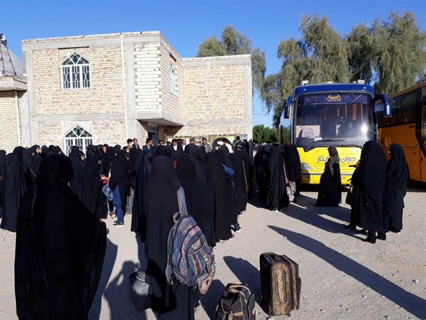 اعزام دانش آموزان رودباری به کربلای ایران+تصاویر