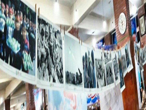 برپایی نمایشگاه جبهه و جنگ در سردشت