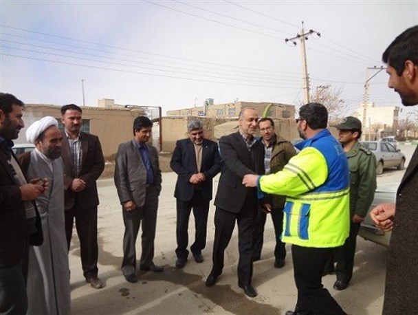 بازدید معاونت دانشگاه علوم پزشکی استان مرکزی از مرکز بهداشتی و درمانی میلاجرد