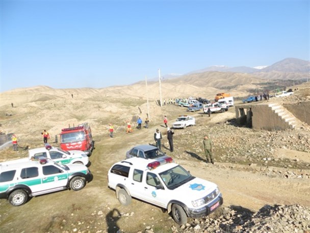 برگزاری مانور زلزله در شهرستان طارم+تصاویر