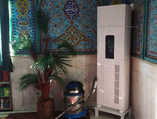نصب چهار دستگاه گرمایشی در امامزاده زبیده خاتون(س) دلیجان