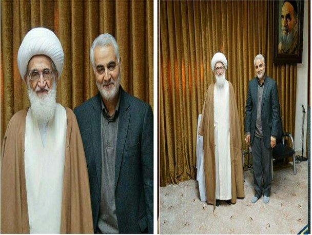سردار سلیمانی به قم سفر کرد+تصاویر