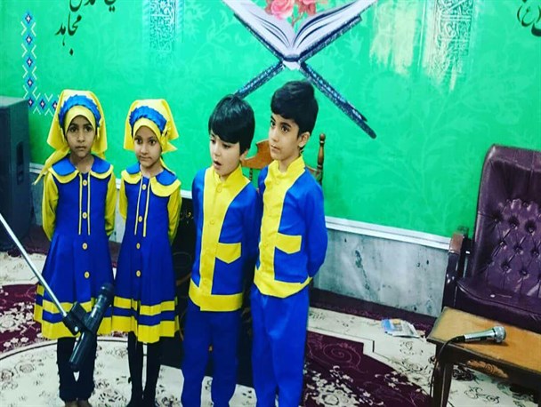 محفل انس با قرآن غنچه های بسیجی برگزار شد +تصاویر