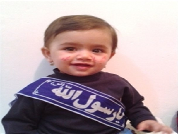 ارادت کودک یک ساله مهرانی به پیامبر اعظم(ص)