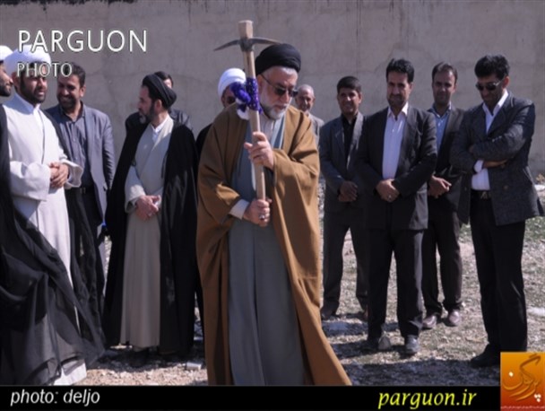 کلنگ ساخت مسجد شهرک شهید چمران شهر قیر به زمین زده شد+ تصاویر