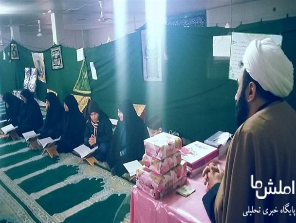 بازدید رئیس تبلیغات اسلامی املش از خانه قرآن لگموج +تصاویر
