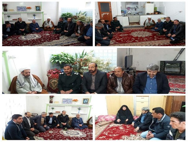 دیدار مسئولان نهاوند با خانواده شهدای انقلاب اسلامی+ تصاویر