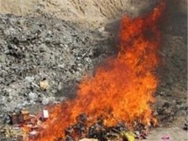 معدوم سازی بیش از یک تن مواد آرایشی، بهداشتی و نوشیدنی غیرمجاز در دهاقان