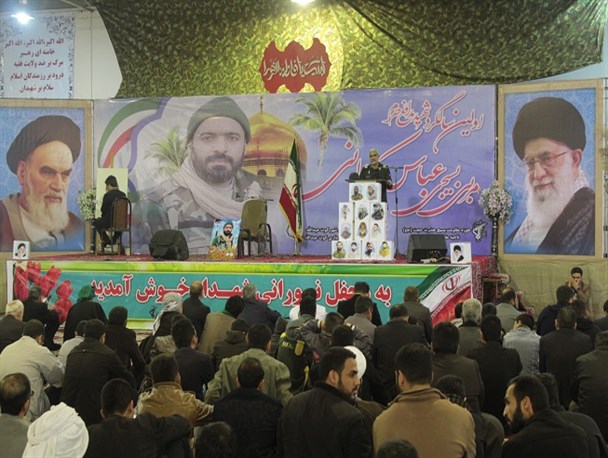 اولین سالگرد شهید مدافع حرم عباس کردونی در شهرستان کارون برگزار شد