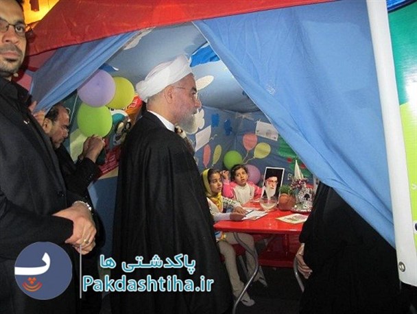 بازدید سرزده رییس جمهور از پایگاه نوروزی پاکدشت+ تصاویر