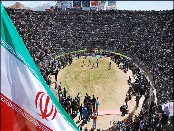 رقابت های منطقه ای کشتی باچوخه در دهنه شیرین